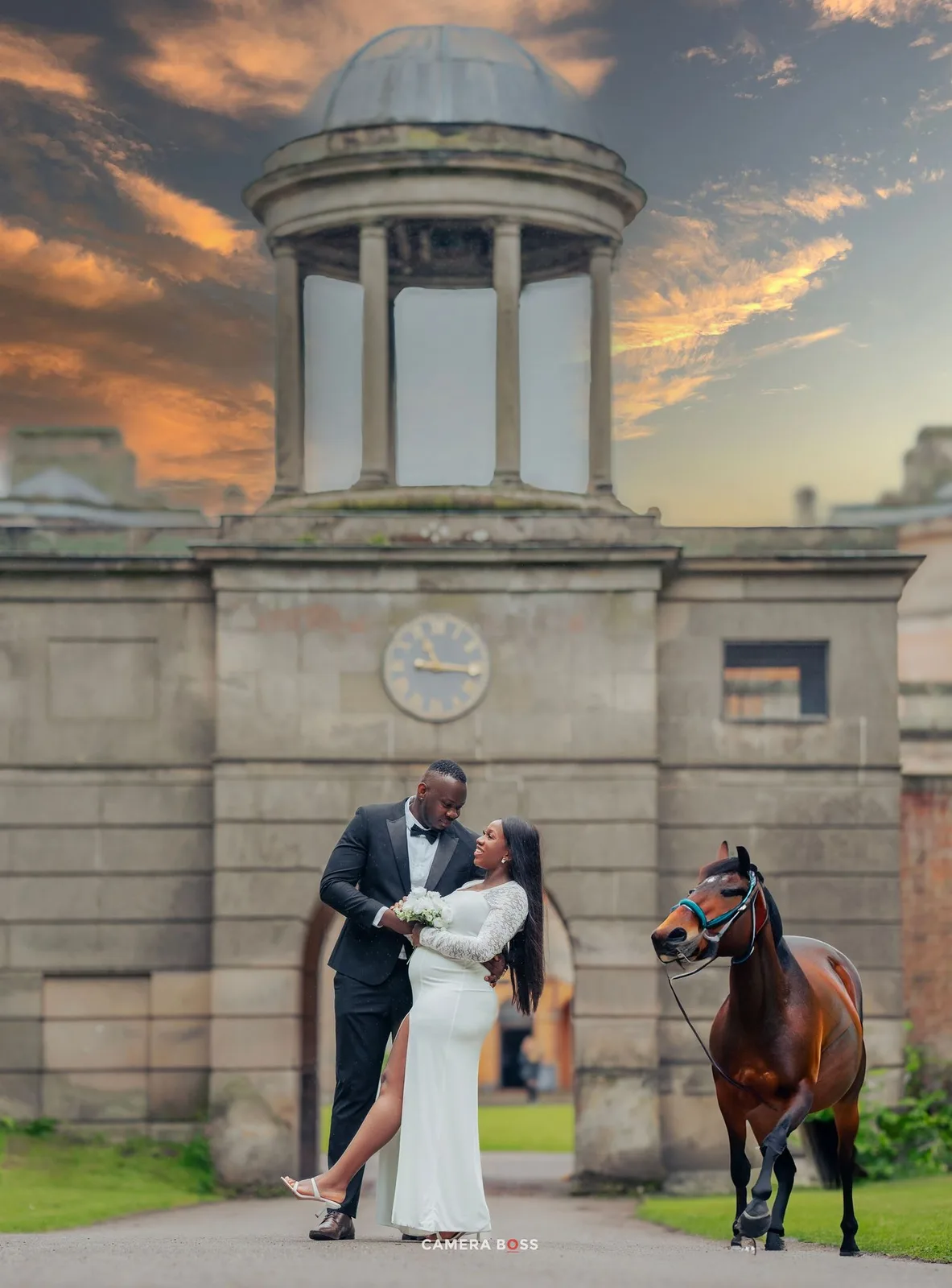 Discover the magic of Sam & Tolani's pre-wedding shoot at Attingham Park, Shropshire. Explore why this stunning location is perfect for your
