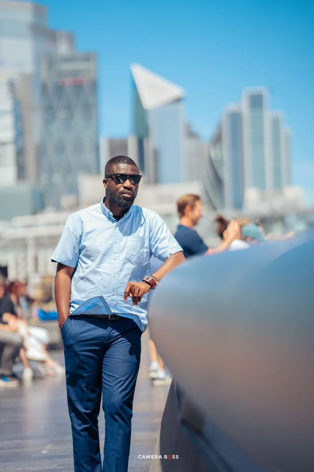 Portrait of Taiwo T., Business manager & photographer at CameraBoss